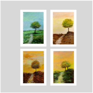 Artworks by Artist M K Quadri | Tree painting by M K QUADRI